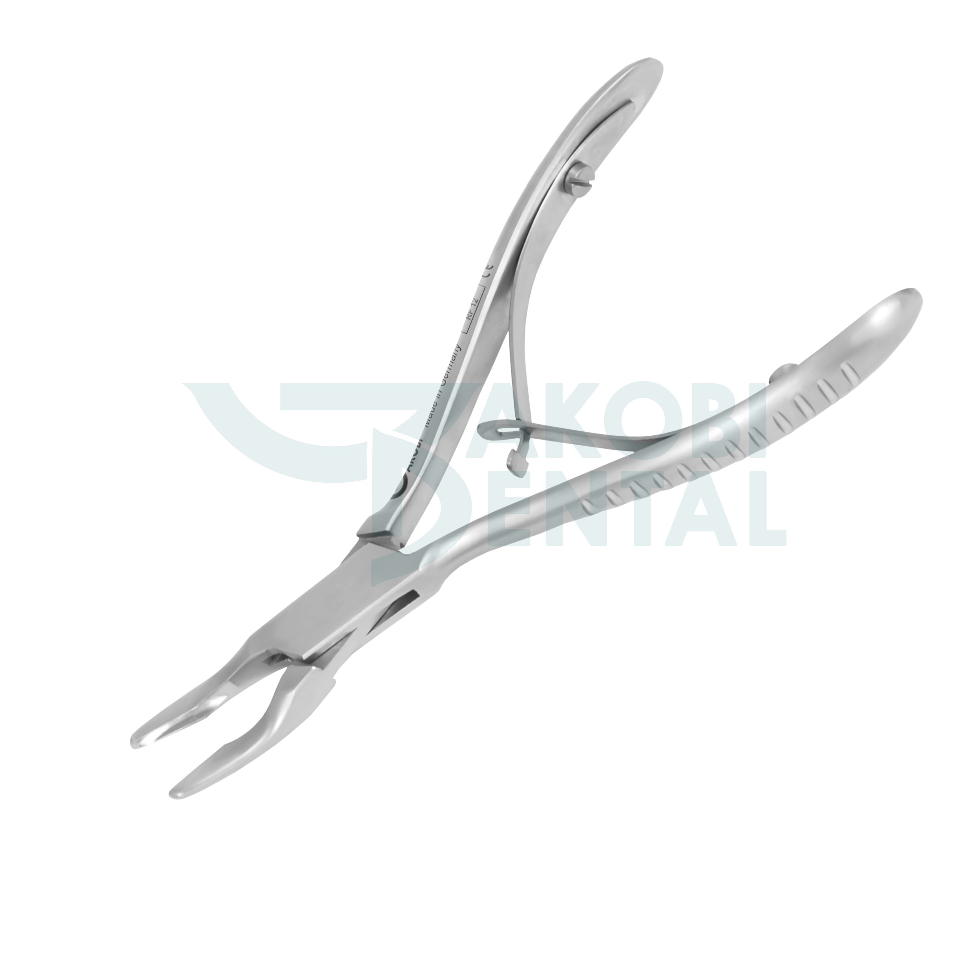 Hohlmeißelzange Mini-Friedmann, 120mm, gebogen - gerade Branchen