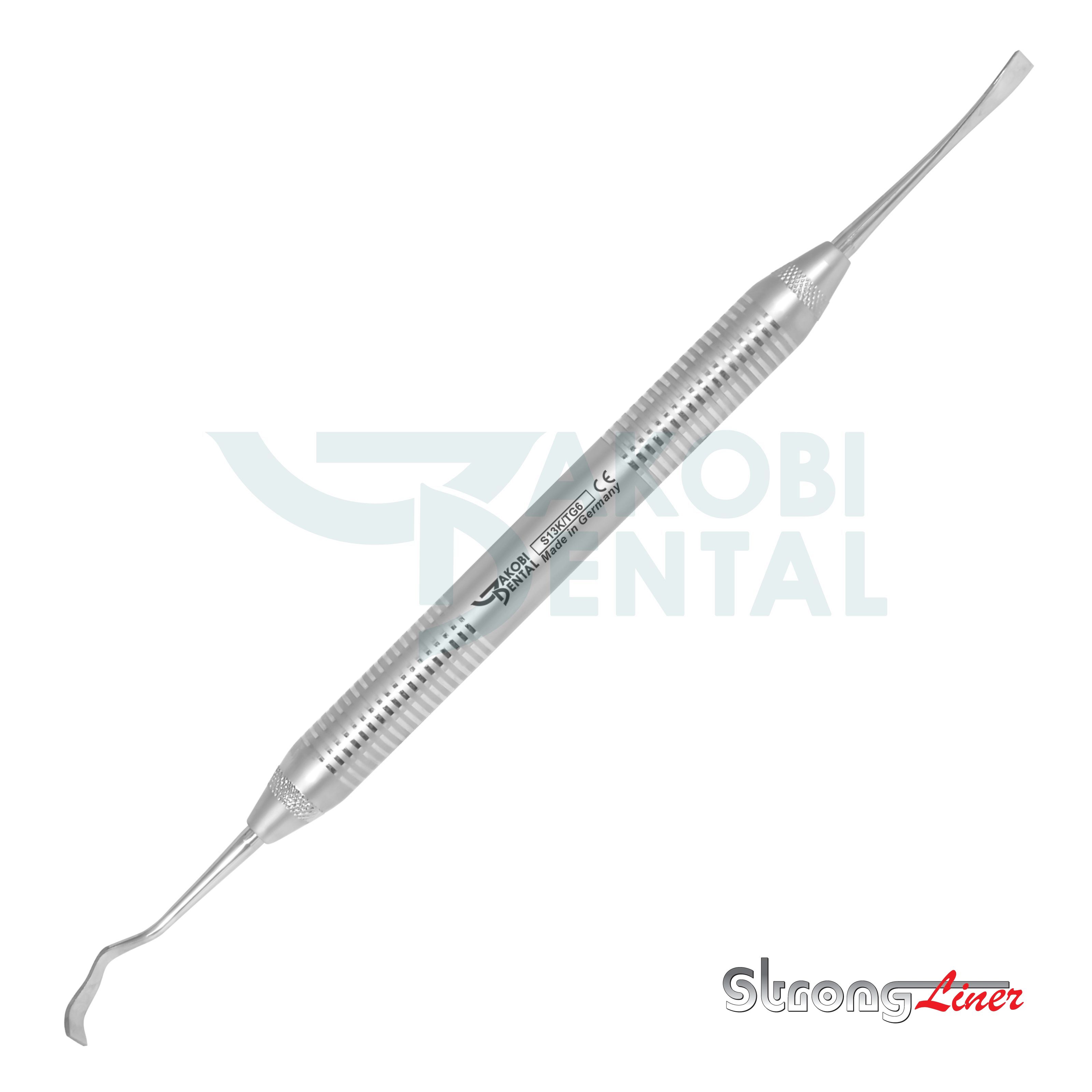 Bone scraper, S 13K/TG, StrongLiner Handle # 6