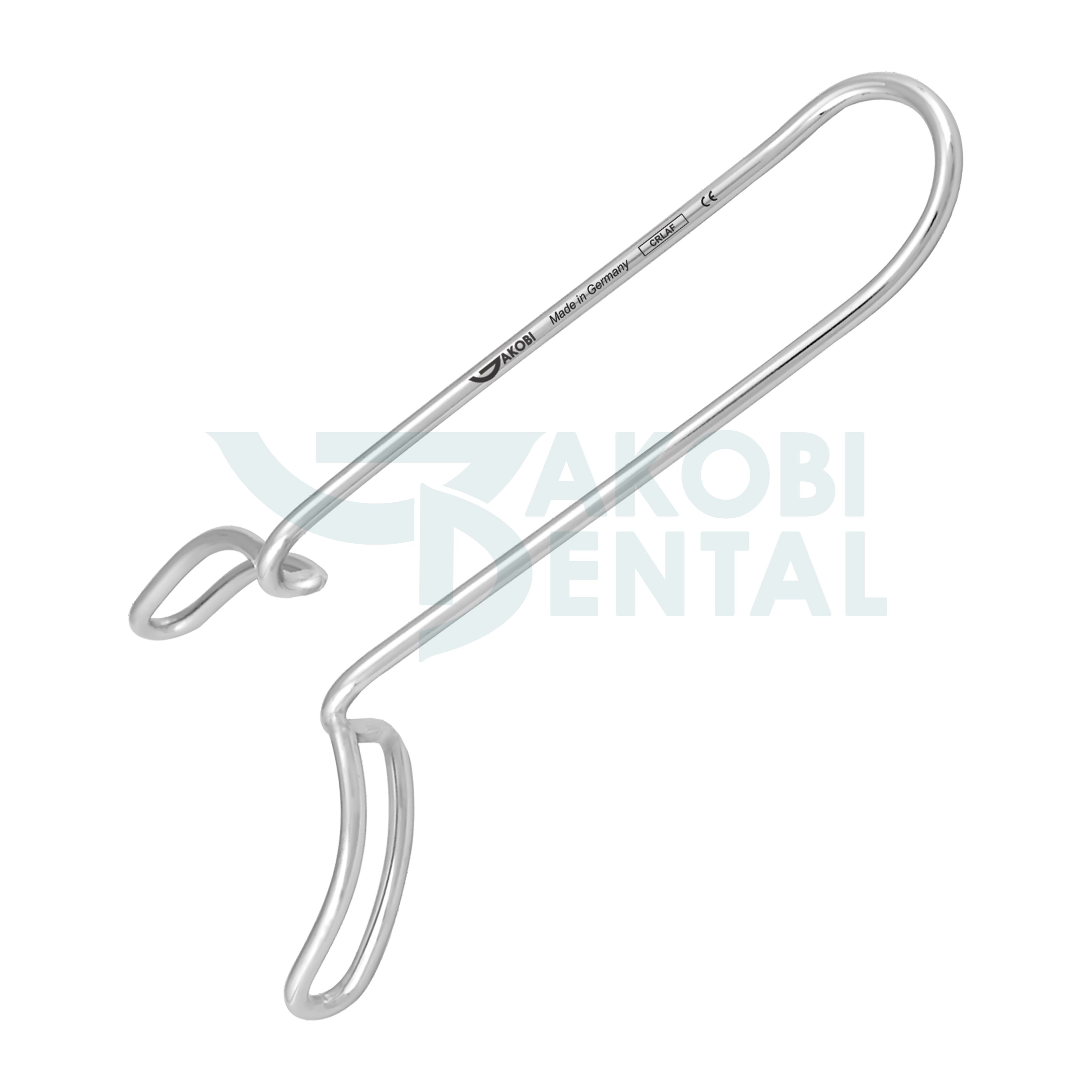 Vestibule Retractor CRLAF - flexible, stainless steel