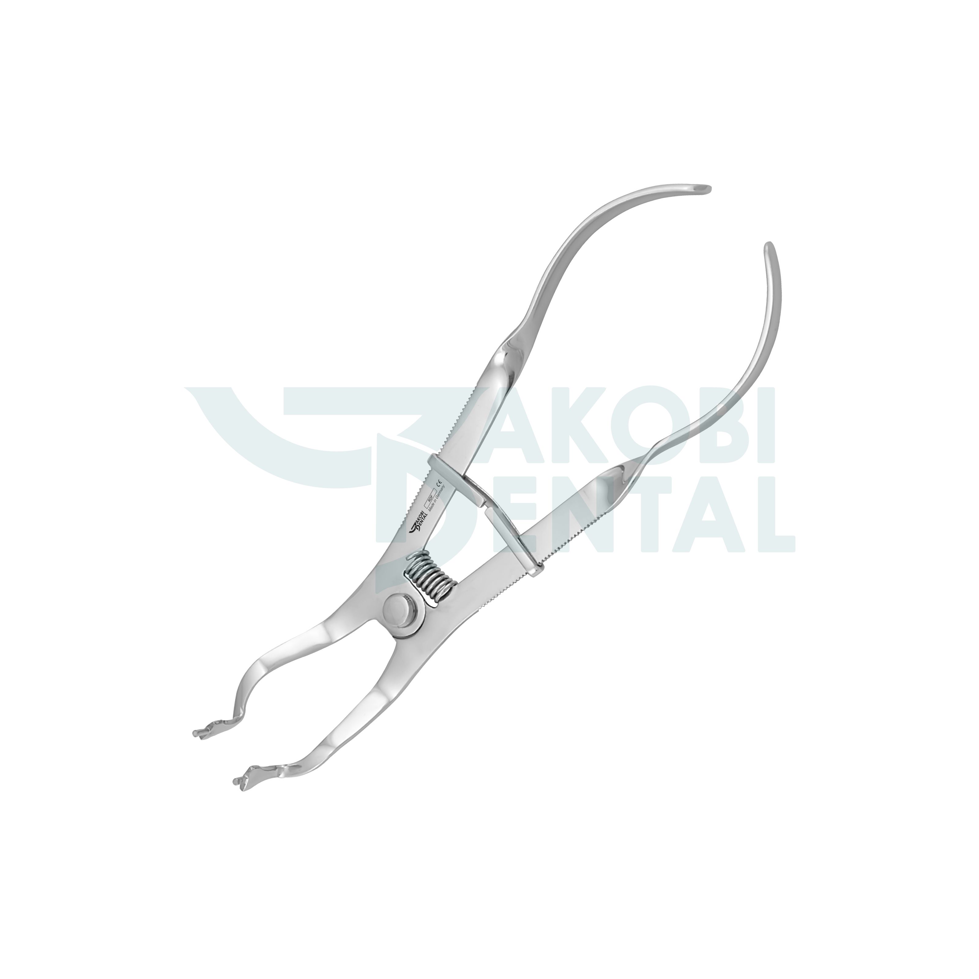 Rubberdam Clamp forceps RDF Ivory, stainless steel
