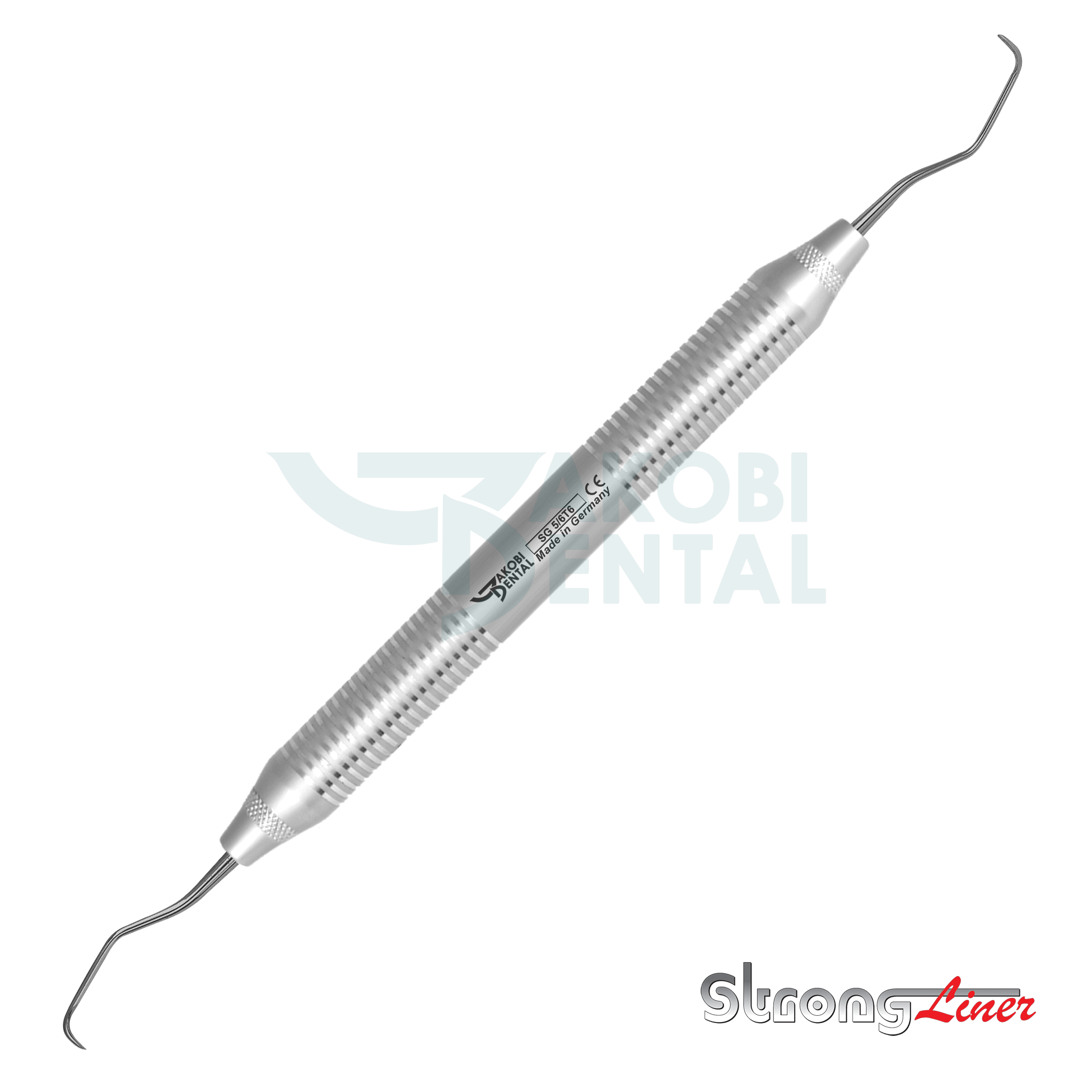 Implant Gracey curette 5/6, titanium, StrongLiner handle # 6