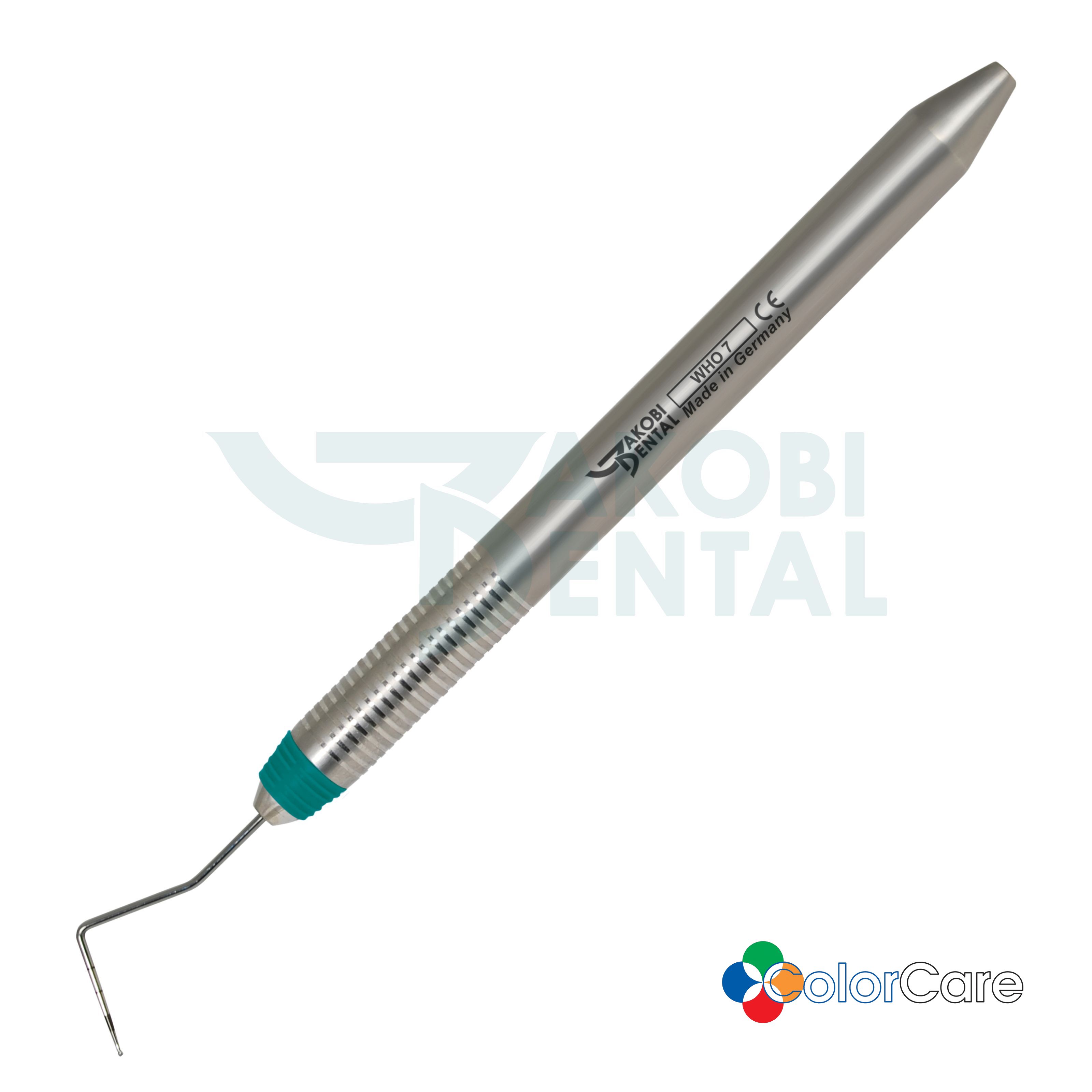 Periodontal probe WHO with Ball Tip, ColorCare Handle # 7