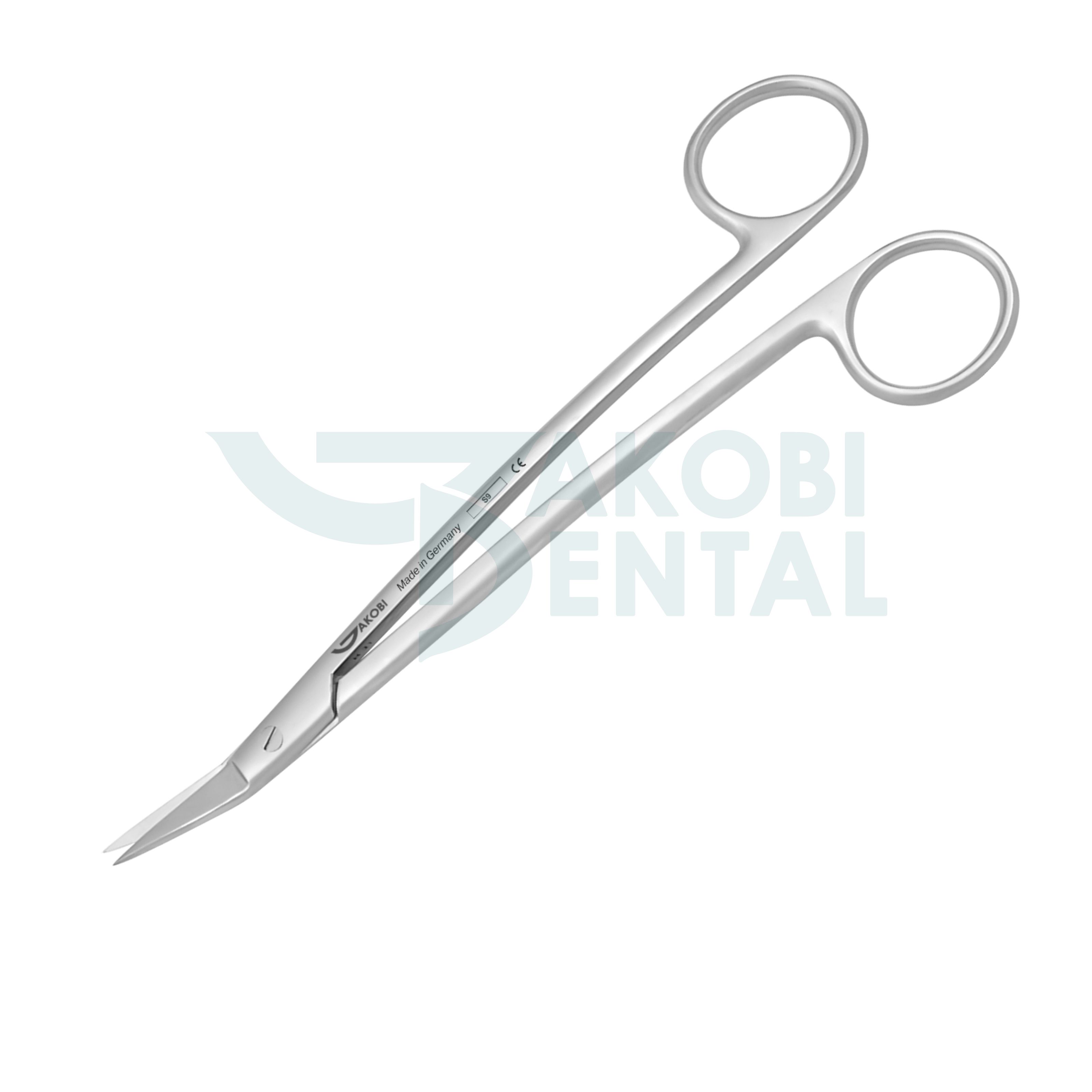 Scissors, surgical, Dean, curved, 170mm